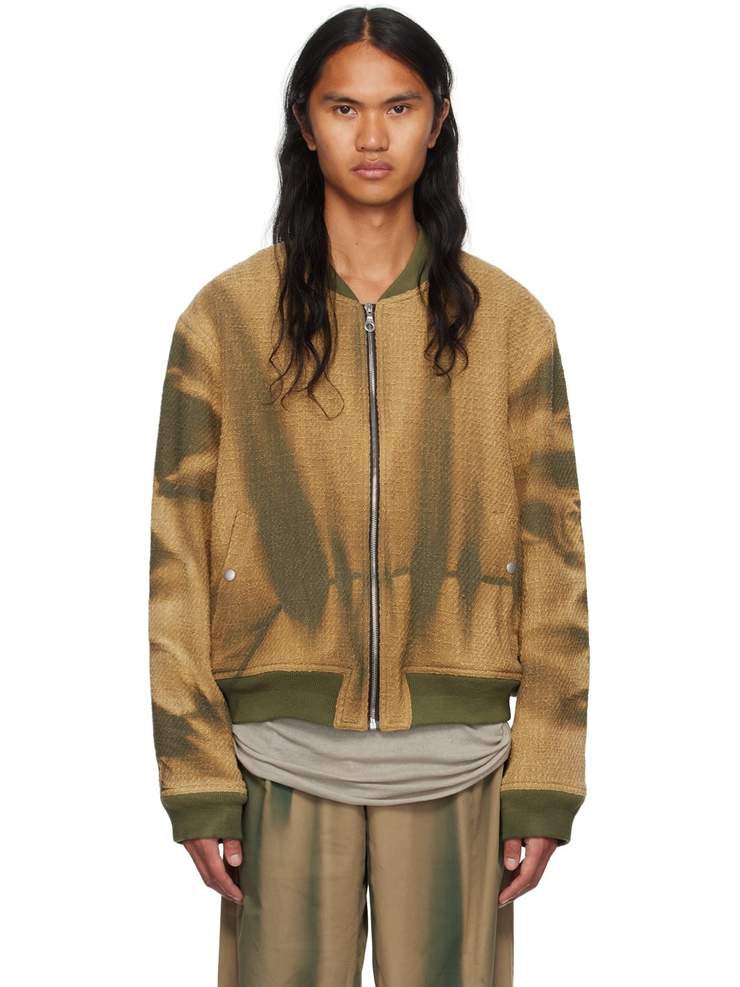 ジャケット・アウター Jiyongkim Sun Bleached Overcoat JiyongKim Navy Sun-Bleached Jacket