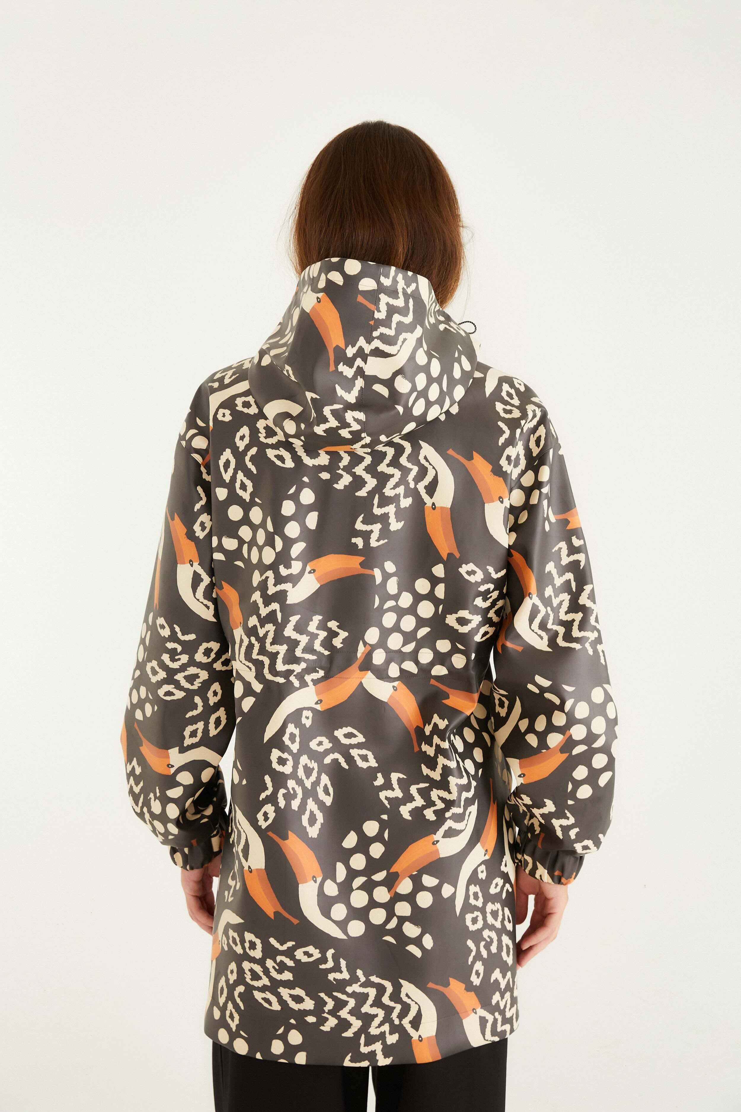 Black Tucanismo Raincoat - 3