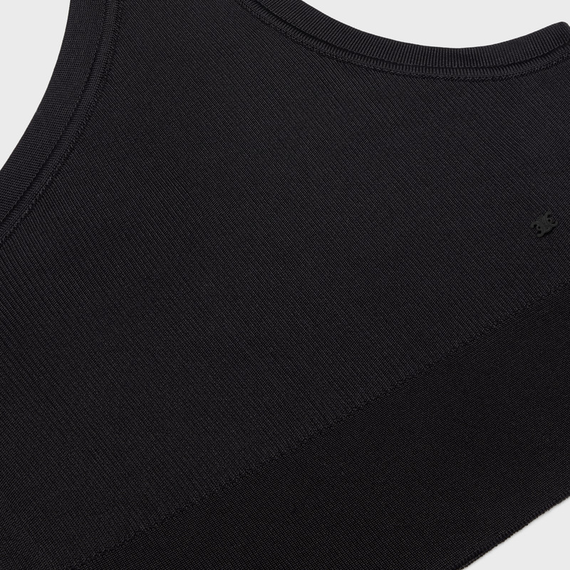 CROP TOP IN UNDERPINNING SILK 3