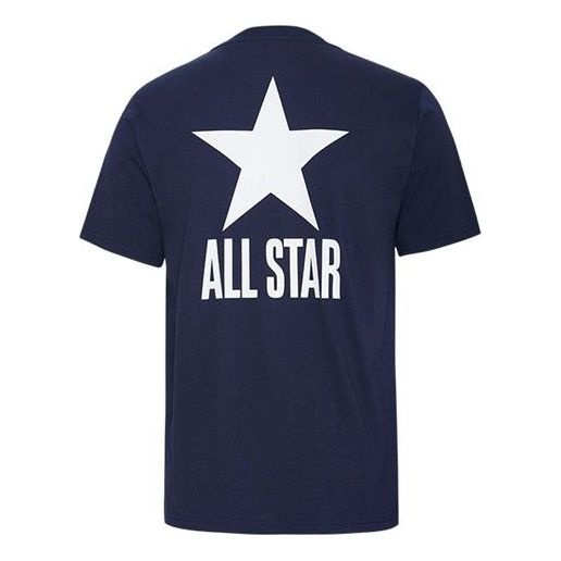 Men's Converse All Star Alphabet Logo Short Sleeve Blue 10017819-A02 - 2