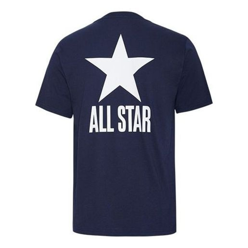 Converse Men's Converse All Star Alphabet Logo Short Sleeve Blue 10017819-A02 outlook