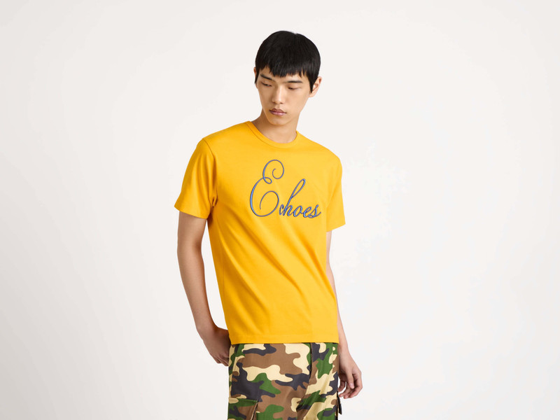 MENS ECHOES T-SHIRT IN GOLD 5