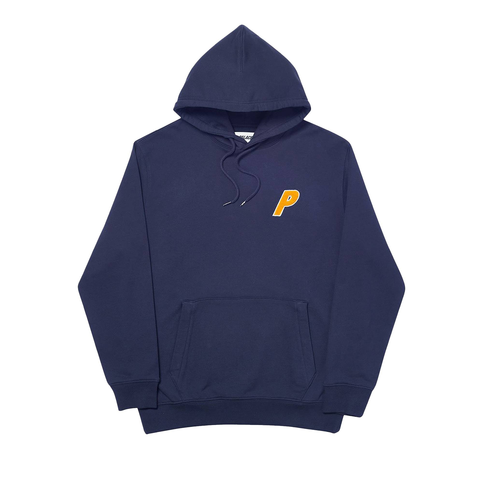 Palace Tri-Chenille Hood 'Navy' - 1