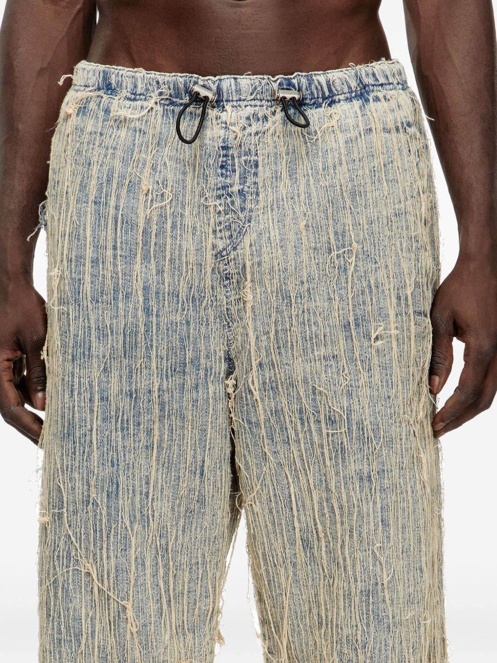 D-Martial frayed-detail jeans - 5