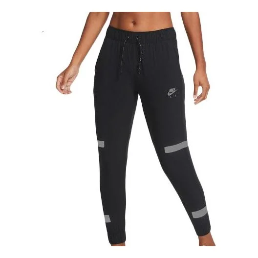 (WMNS) Nike Sports Running Casual Slim Fit Lacing Long Pants/Trousers Black CU3350-010 - 1