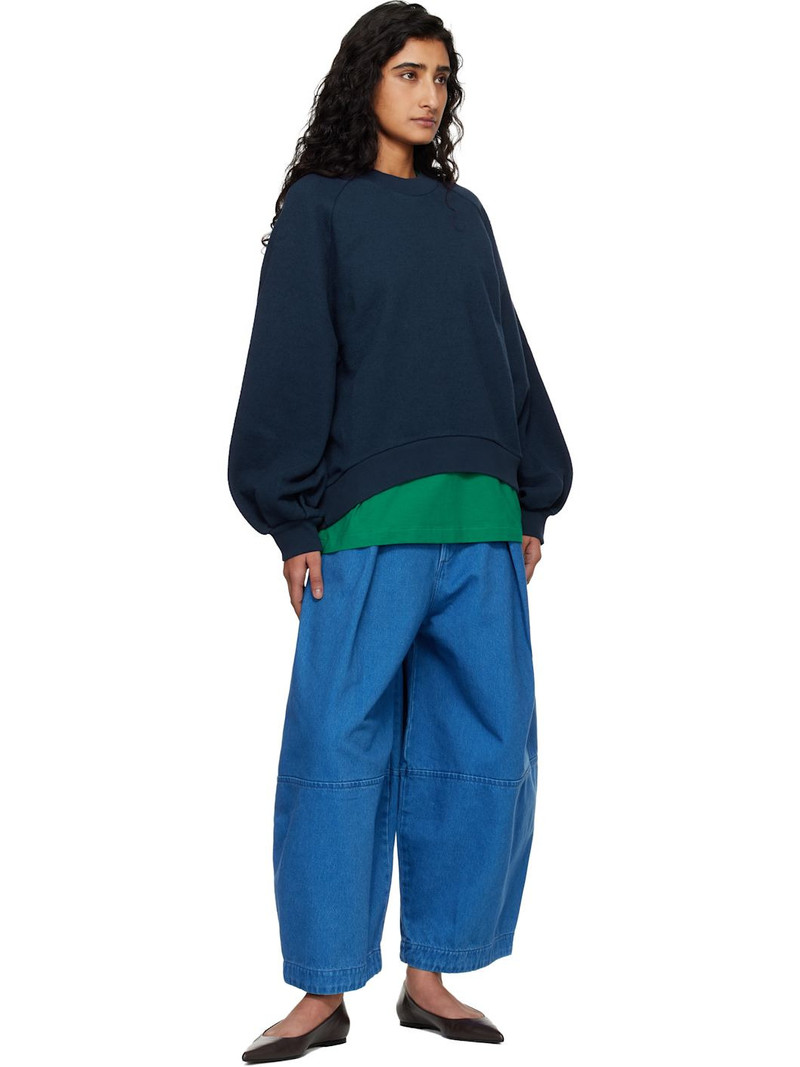 YMC Navy Bellow Sweatshirt outlook