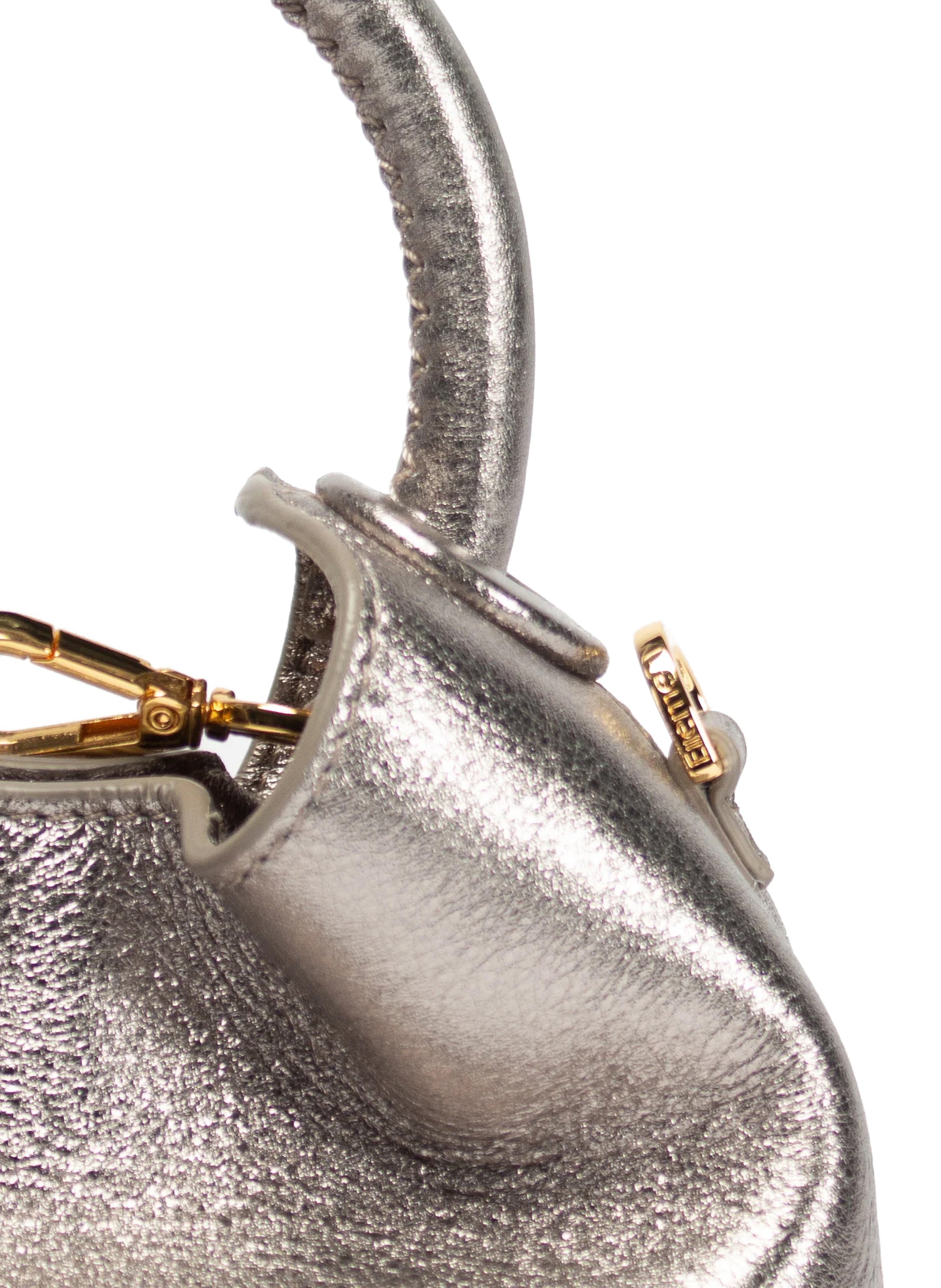 Madeleine Metallic Leather Titanium - 4