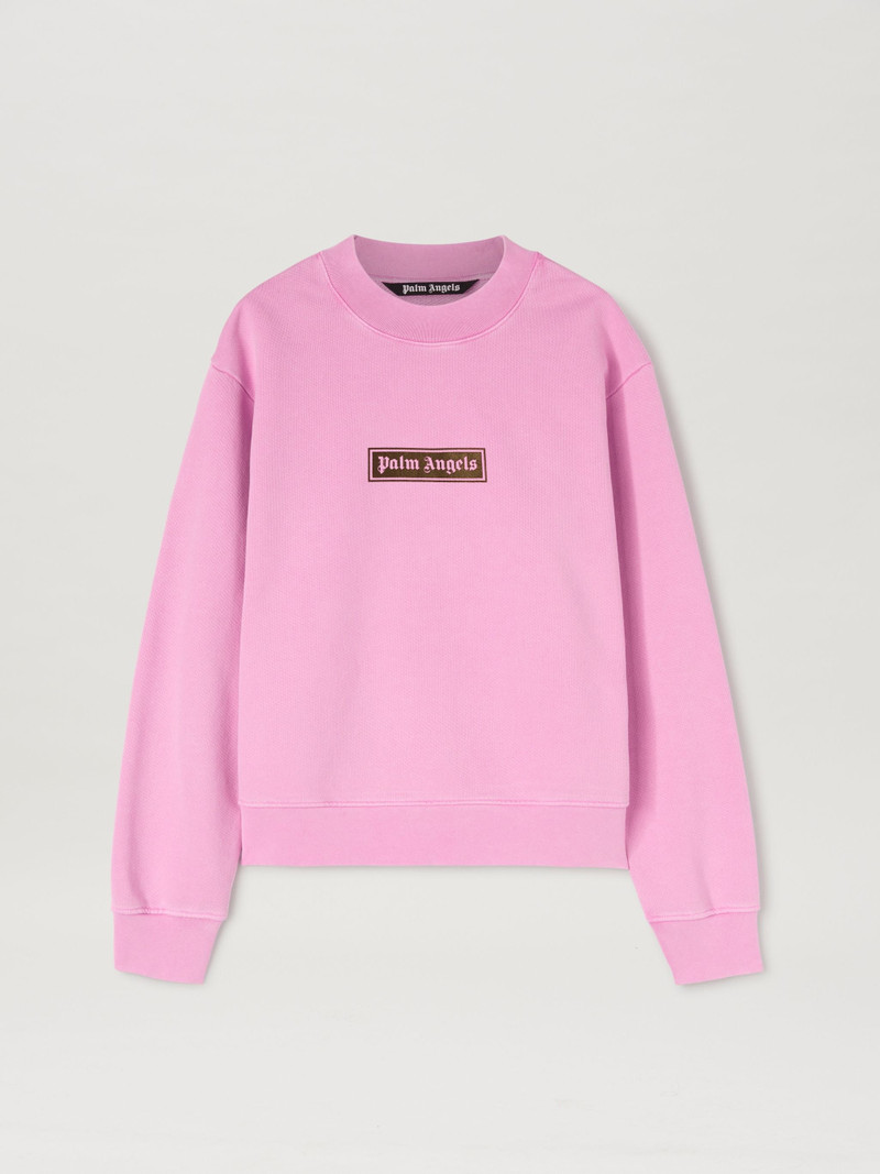 GARMENT DYE BOX LOGO SWEATSHIRT - 1