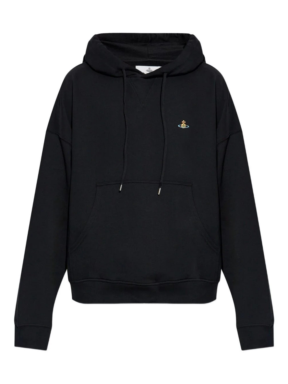 Orb-embroidered hoodie - 1