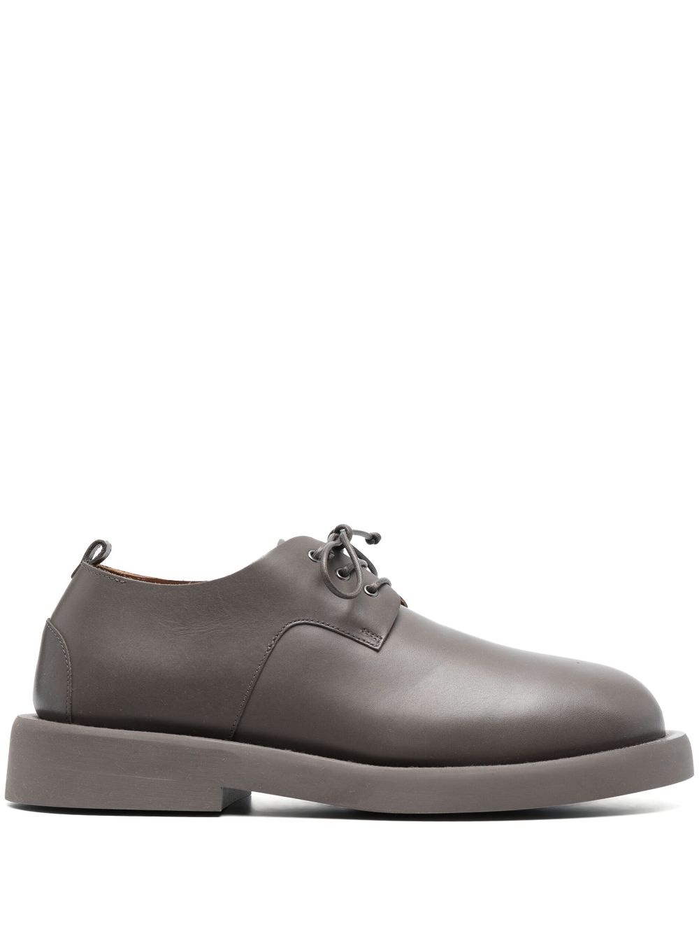 lace-up leather derby shoes - 1