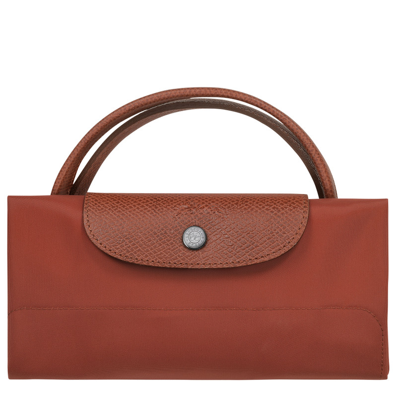 Le Pliage Green S Travel bag Chestnut - Recycled canvas 7