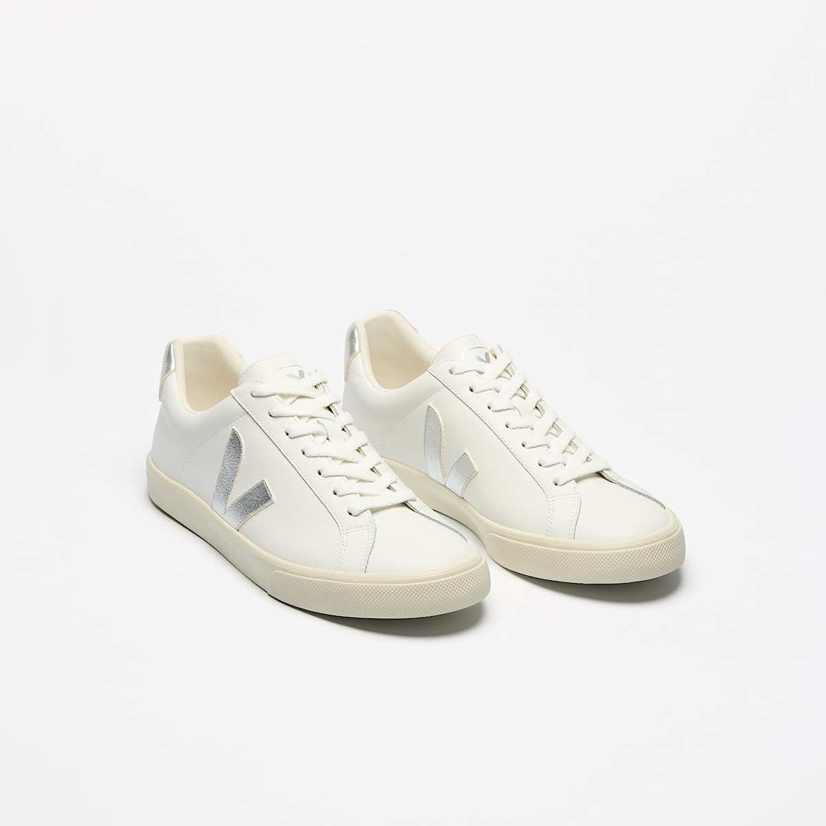 ESPLAR LEATHER WHITE SILVER - 2