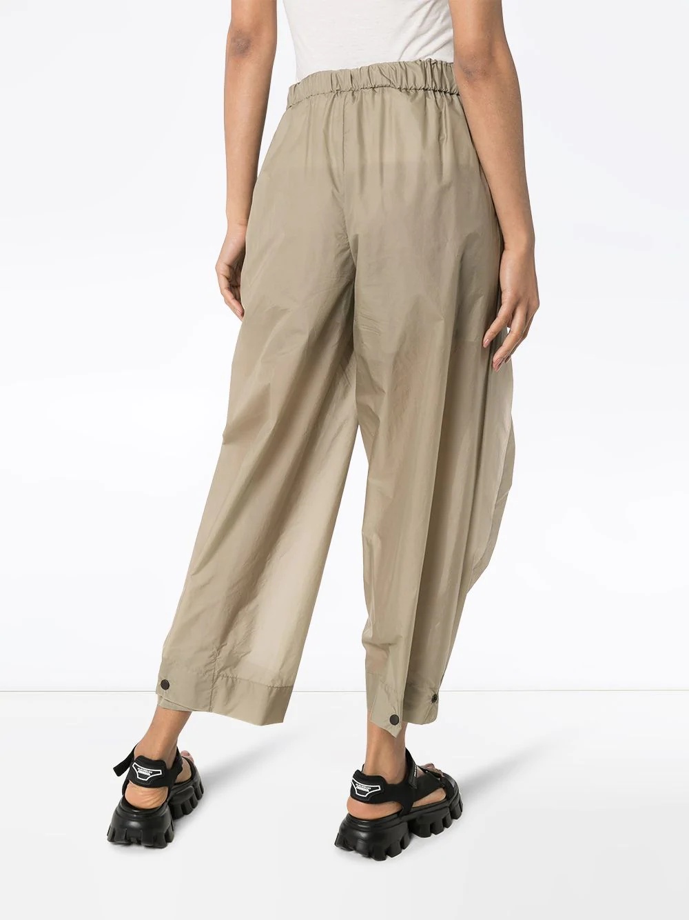 Air high-waisted wide leg trousers - 4