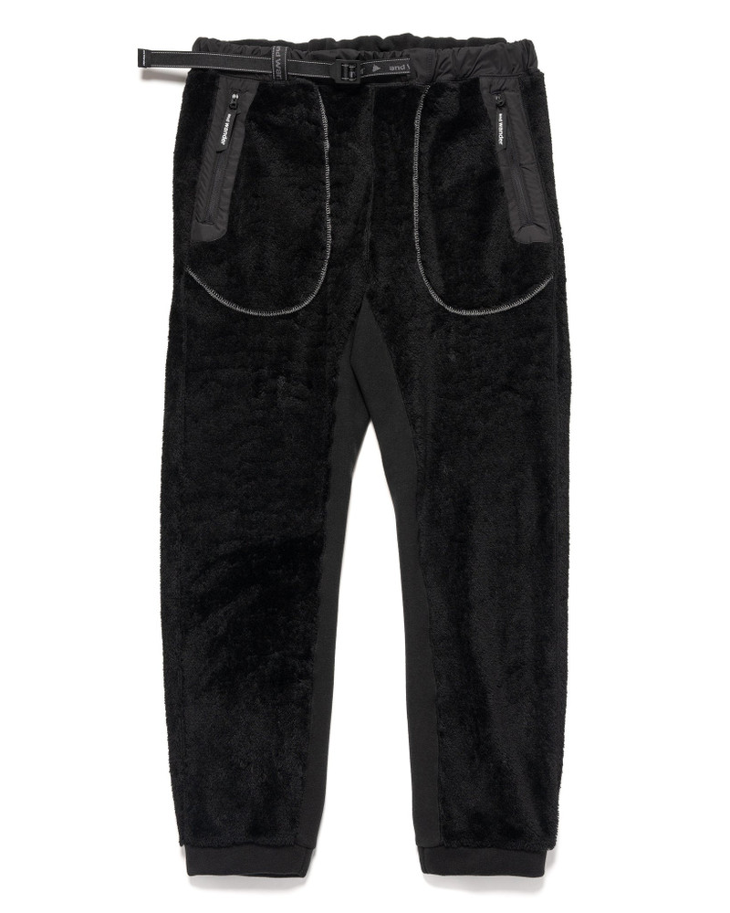 HIGH LOFT FLEECE PANTS BLACK 1