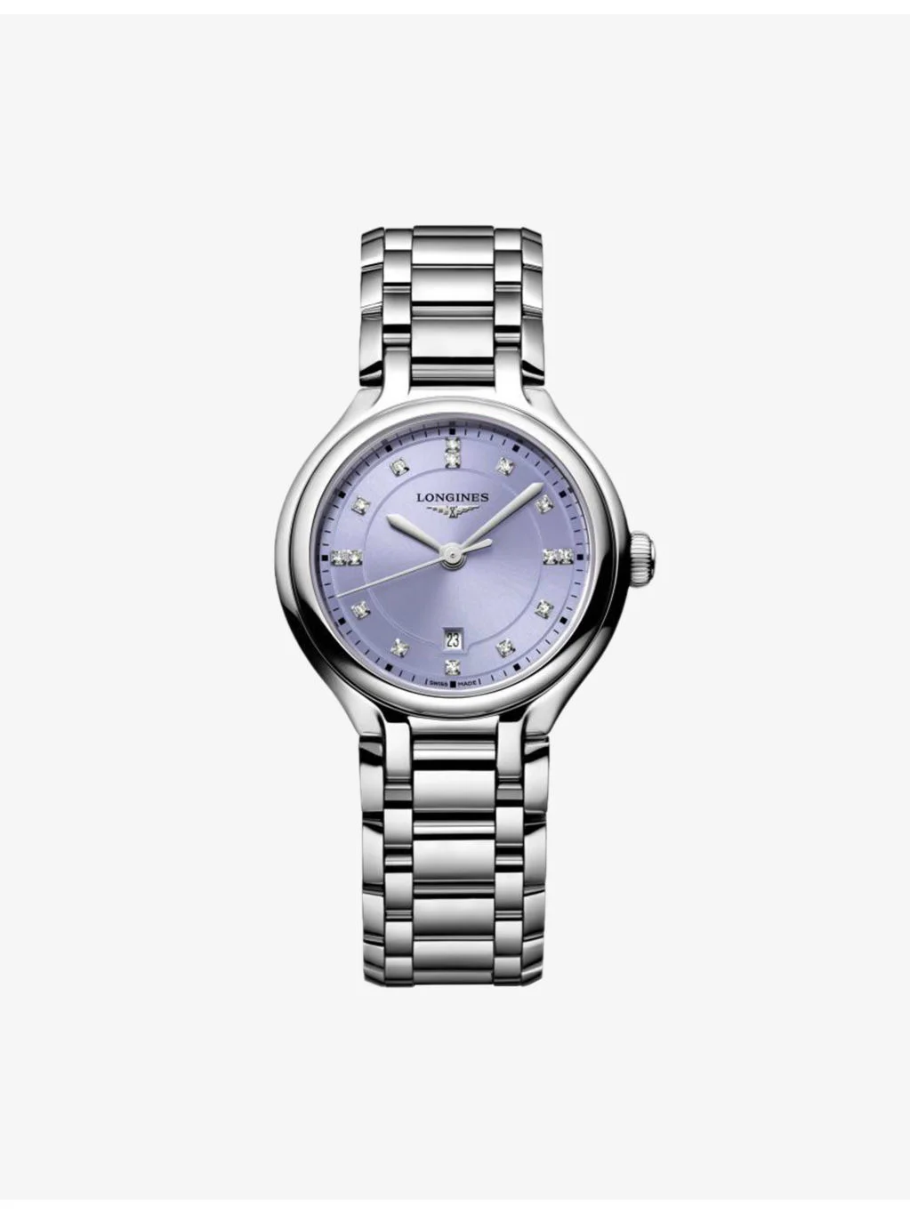 Longines PrimaLuna Stainless-Steel And 0.057ct Diamond Quartz Watch 30mm - 1