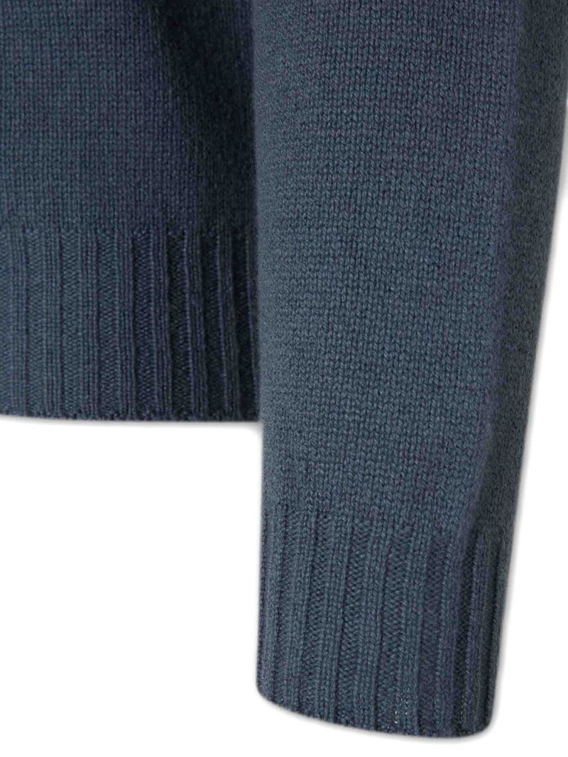 patch crew-neck sweater 4
