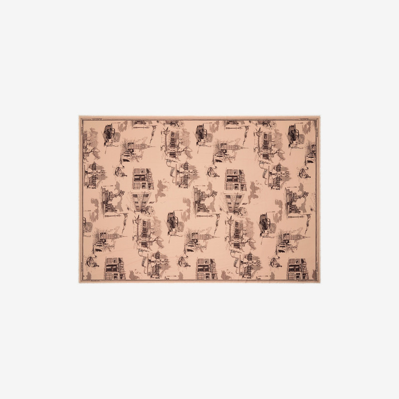 London Landmarks Wool Silk Scarf 6