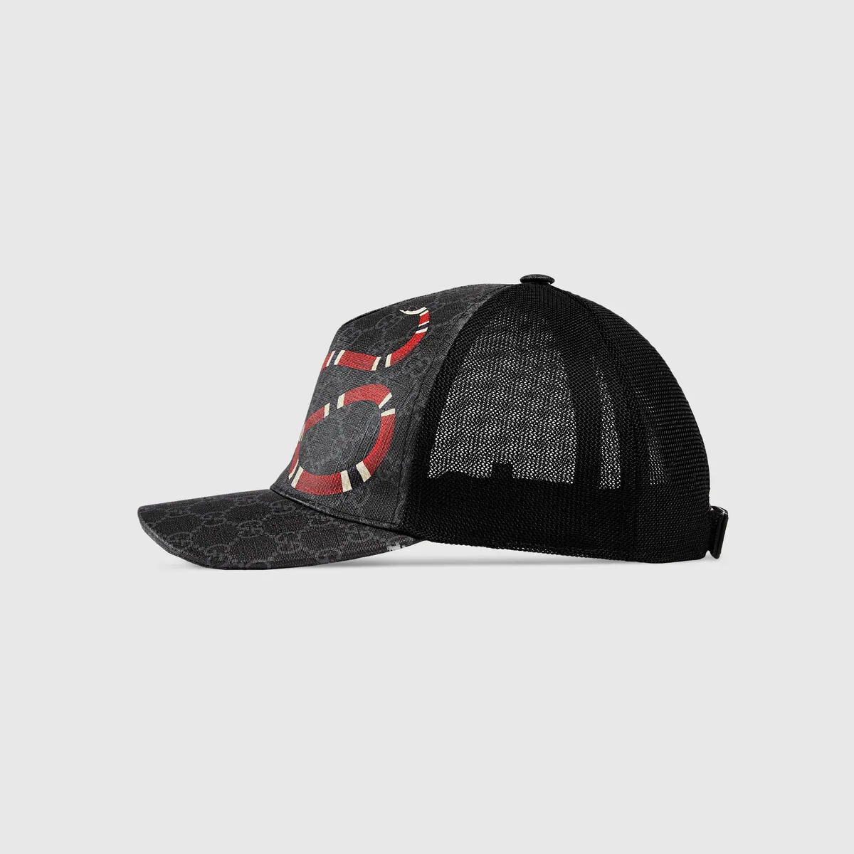 Kingsnake print GG Supreme baseball hat - 2