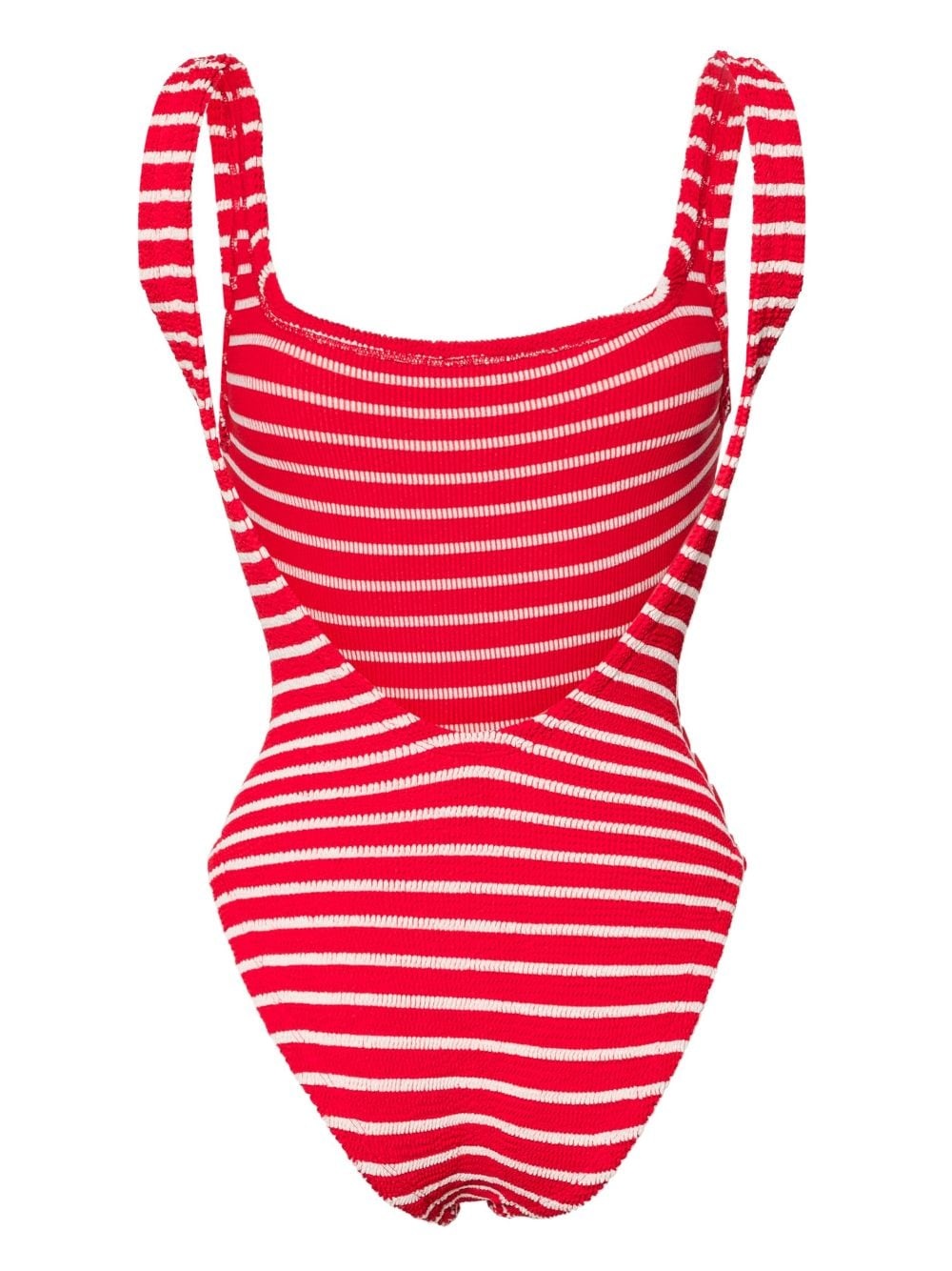 candy-stripe crinkled swimsuit - 2