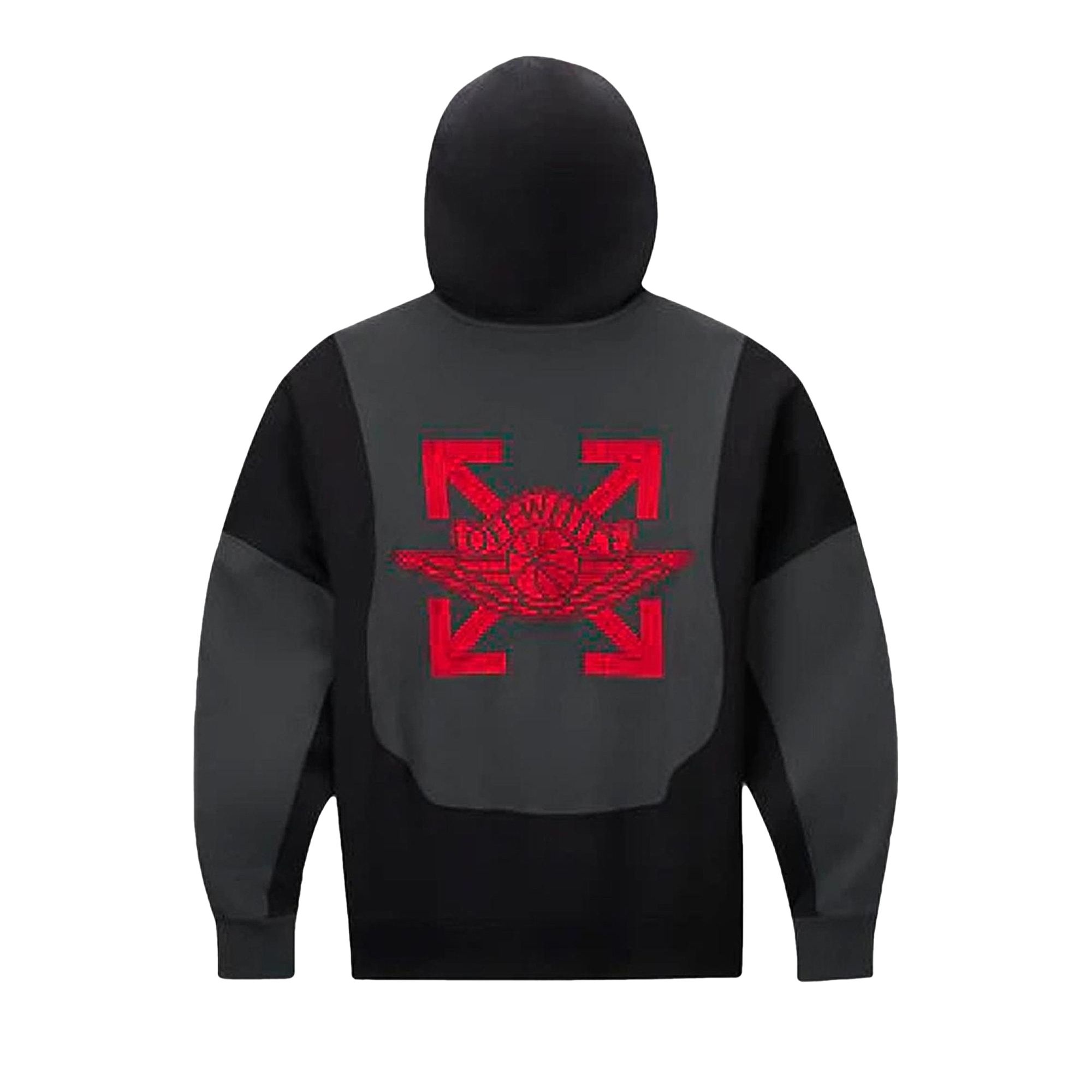 Air Jordan x Off-White Hoodie (Asia Sizing) 'Black' - 2