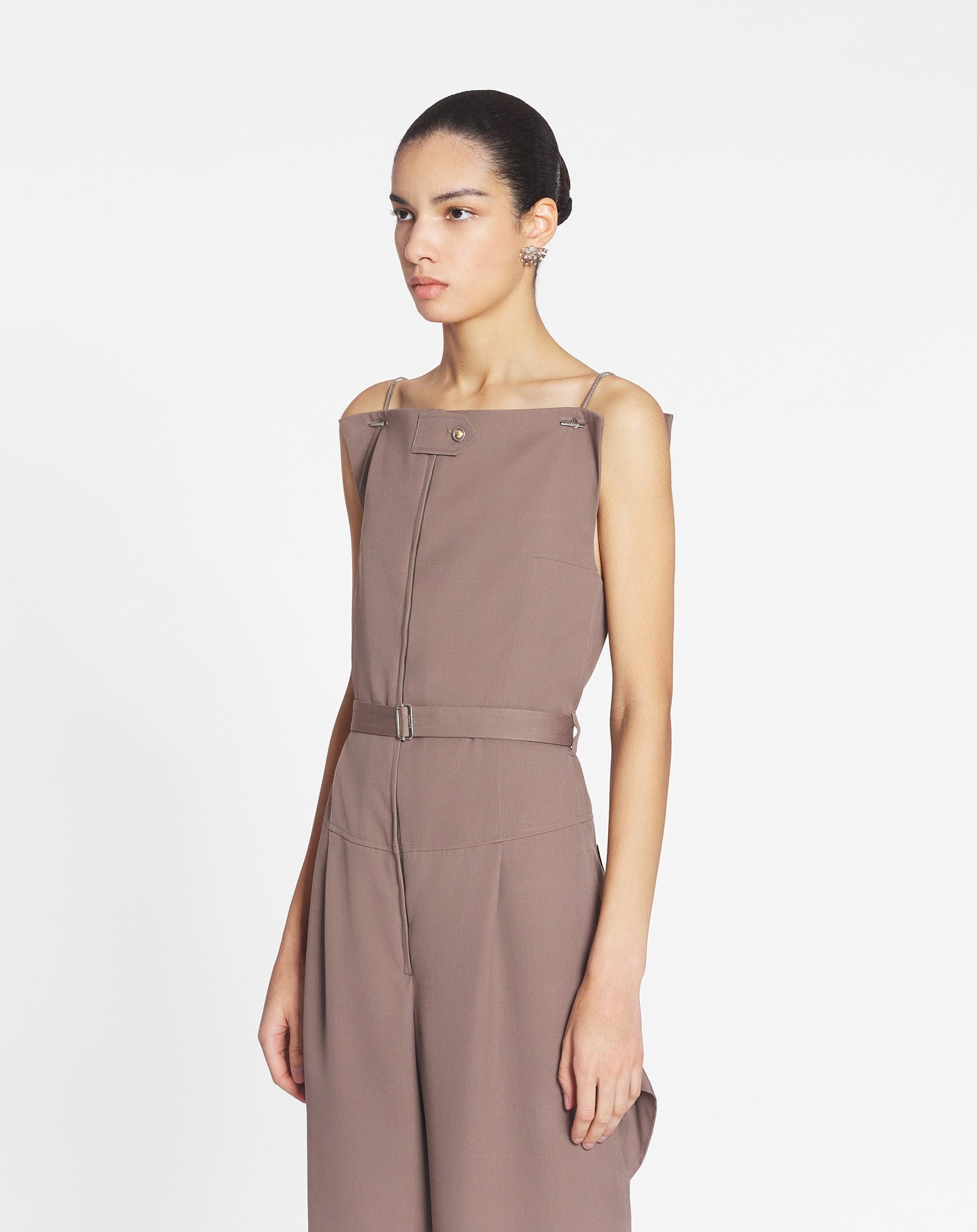 BELTED BUSTIER JUMPSUIT - 3