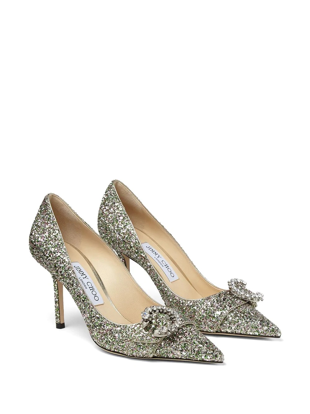 Saresa glitter 85mm pumps - 2