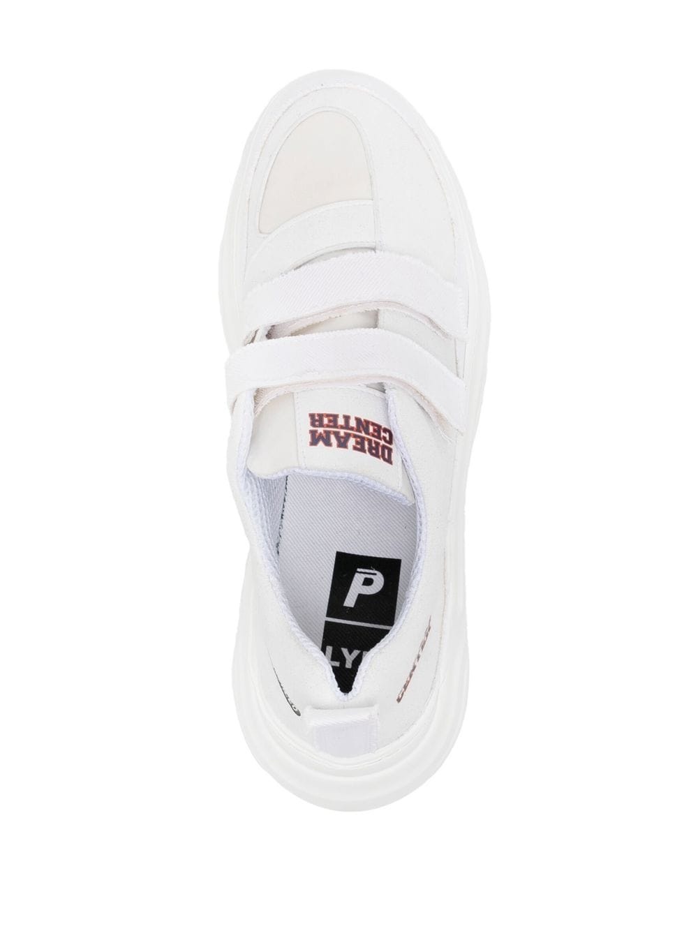 printed low-top sneakers - 4