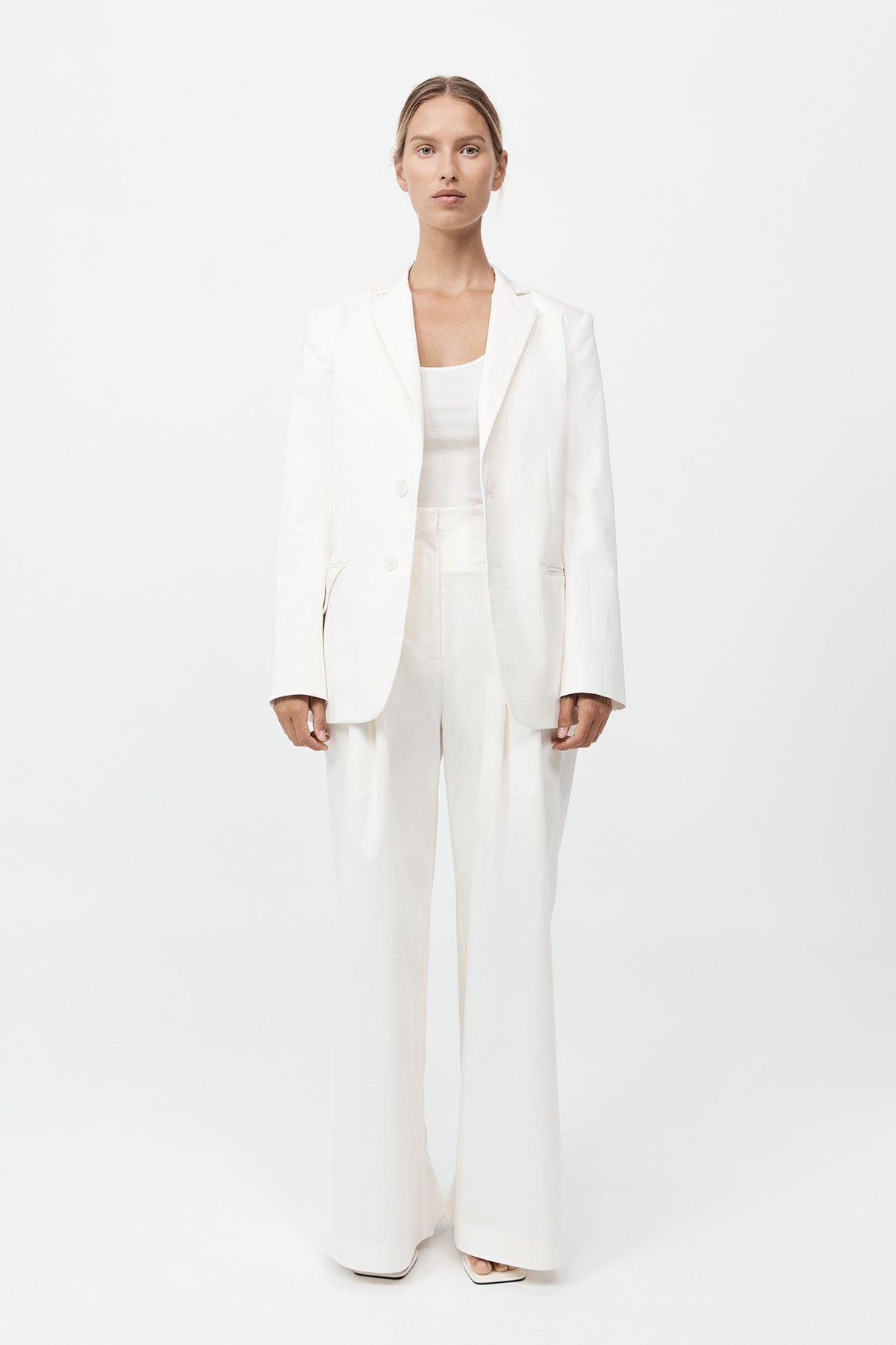 Origami Pocket Blazer - Off White - 2