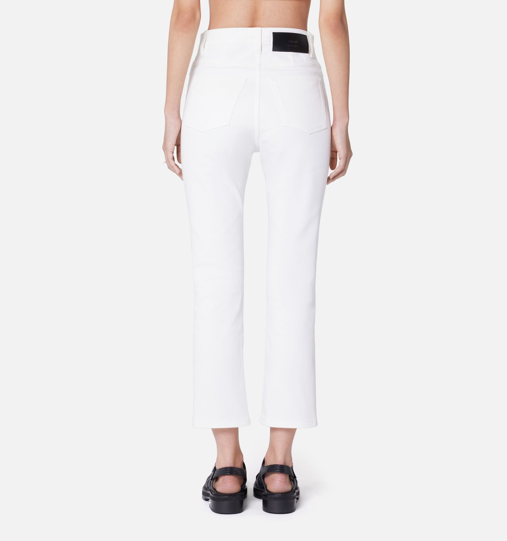 Cropped Slim Fit Trousers - 6