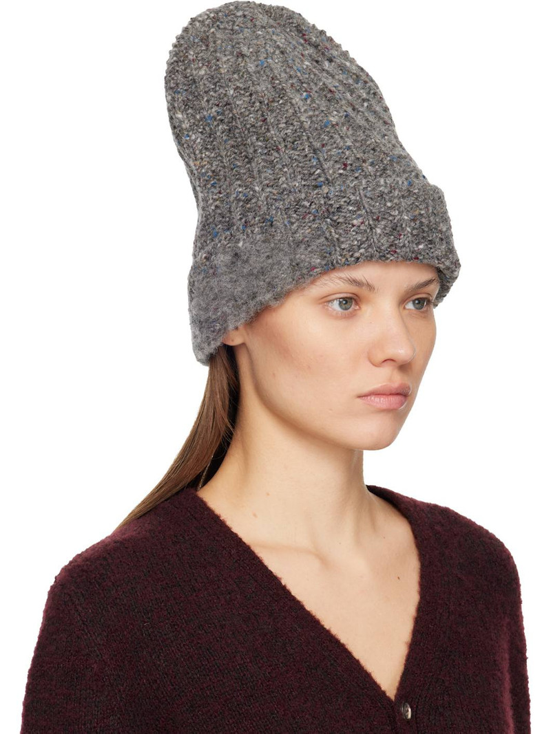 Maison Margiela Gray XL Wool Beanie outlook