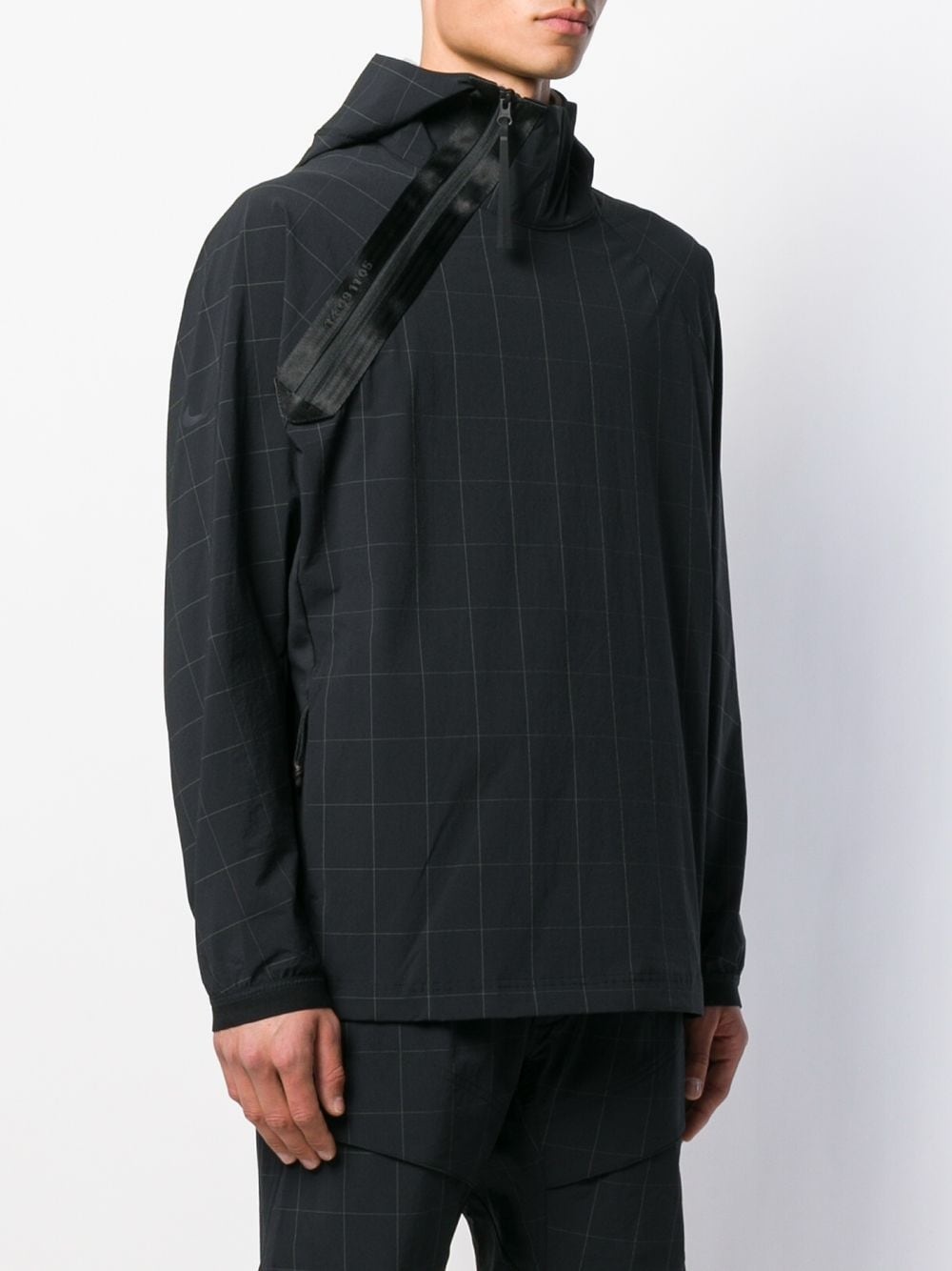 checked pullover jacket - 3