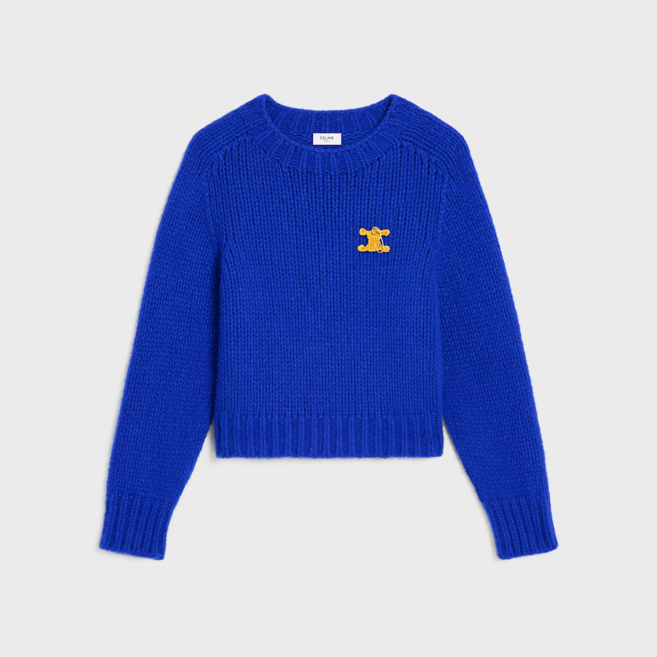 crewneck sweater IN cashmere and silk - 1