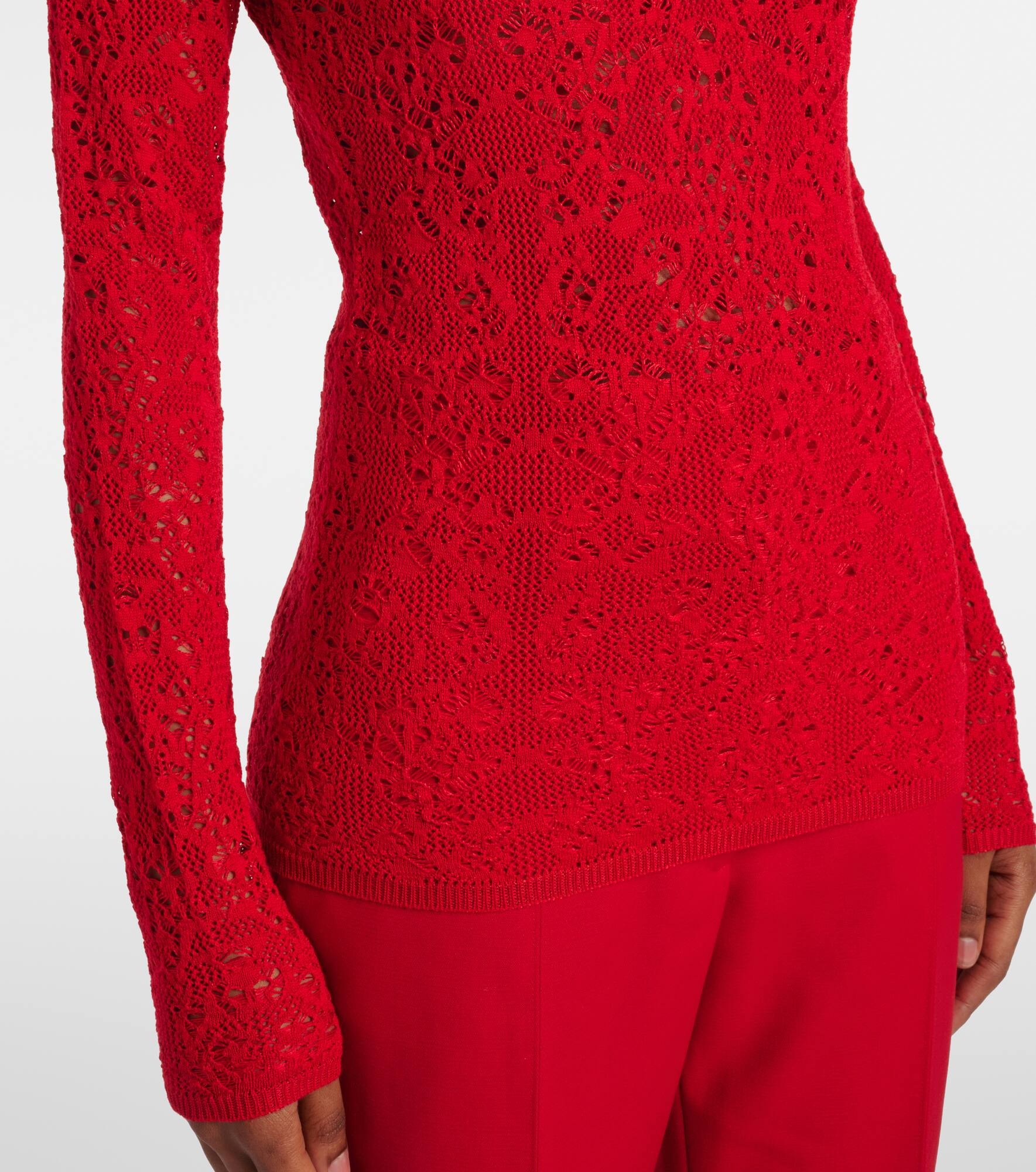 Ithaca open-knit wool and silk Henley shirt - 5