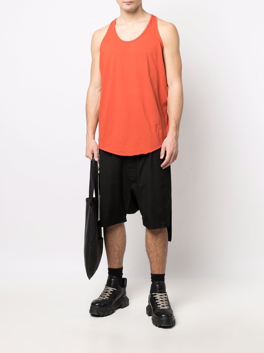 longline sleeveless tank top - 2