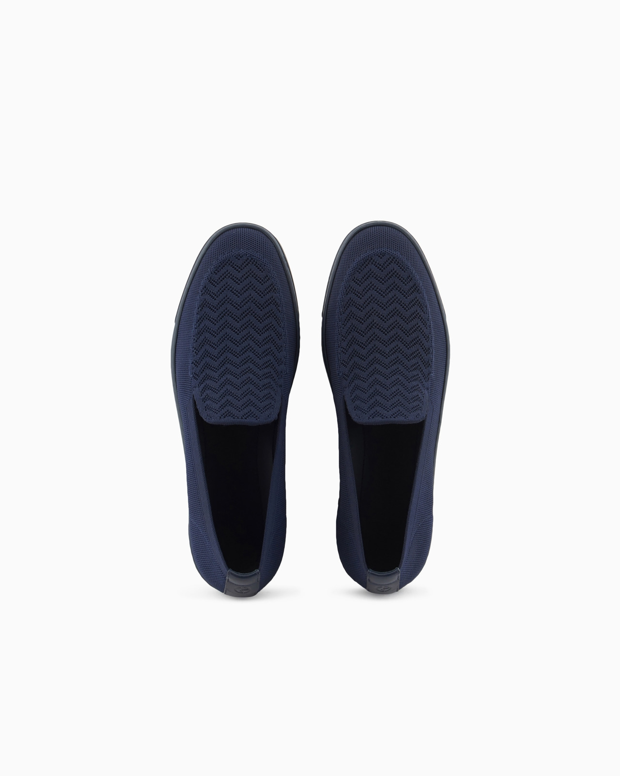 ASV chevron jacquard fabric slip-ons - 3
