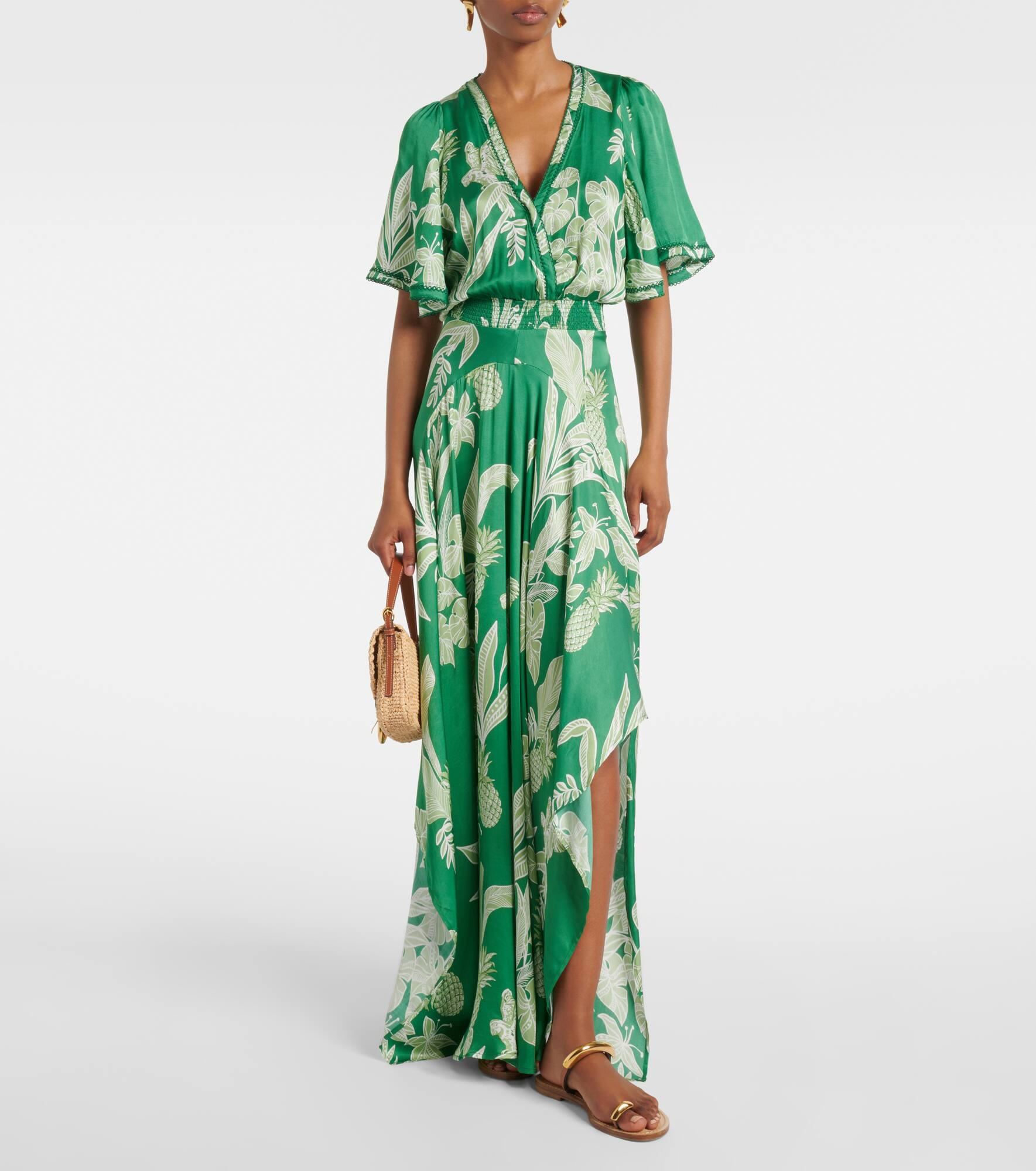 Mabelle satin maxi dress - 2