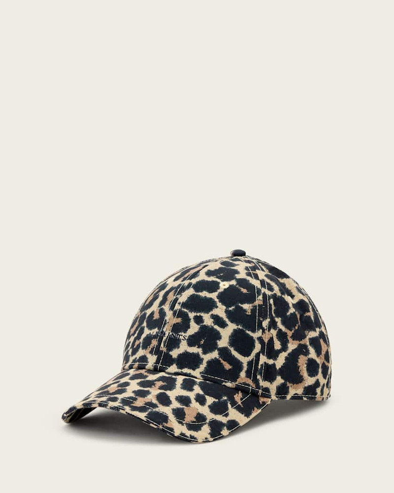 SILESA LEOPARD PRINT BASEBALL CAP 1