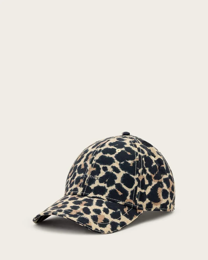 SILESA LEOPARD PRINT BASEBALL CAP - 1