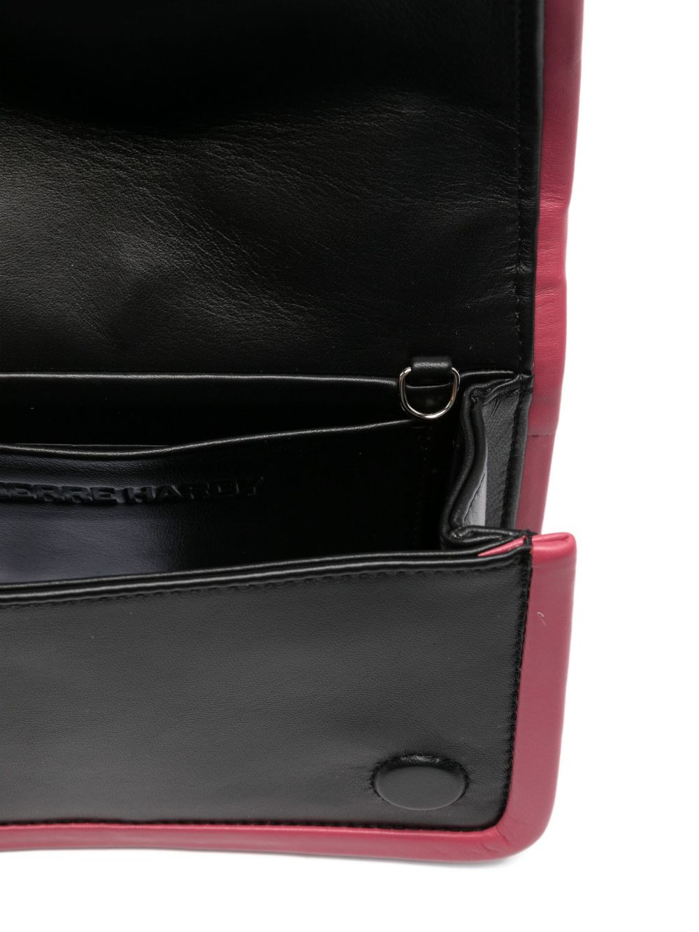 panelled leather tote bag - 5