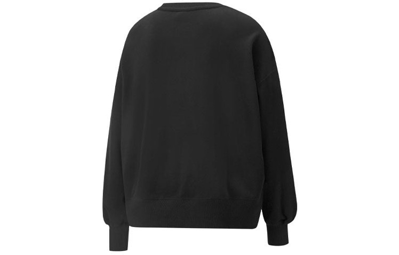 PUMA (WMNS) PUMA Classics Logo Embroidery Round-Neck SweatshirtBlack 535327-01 outlook