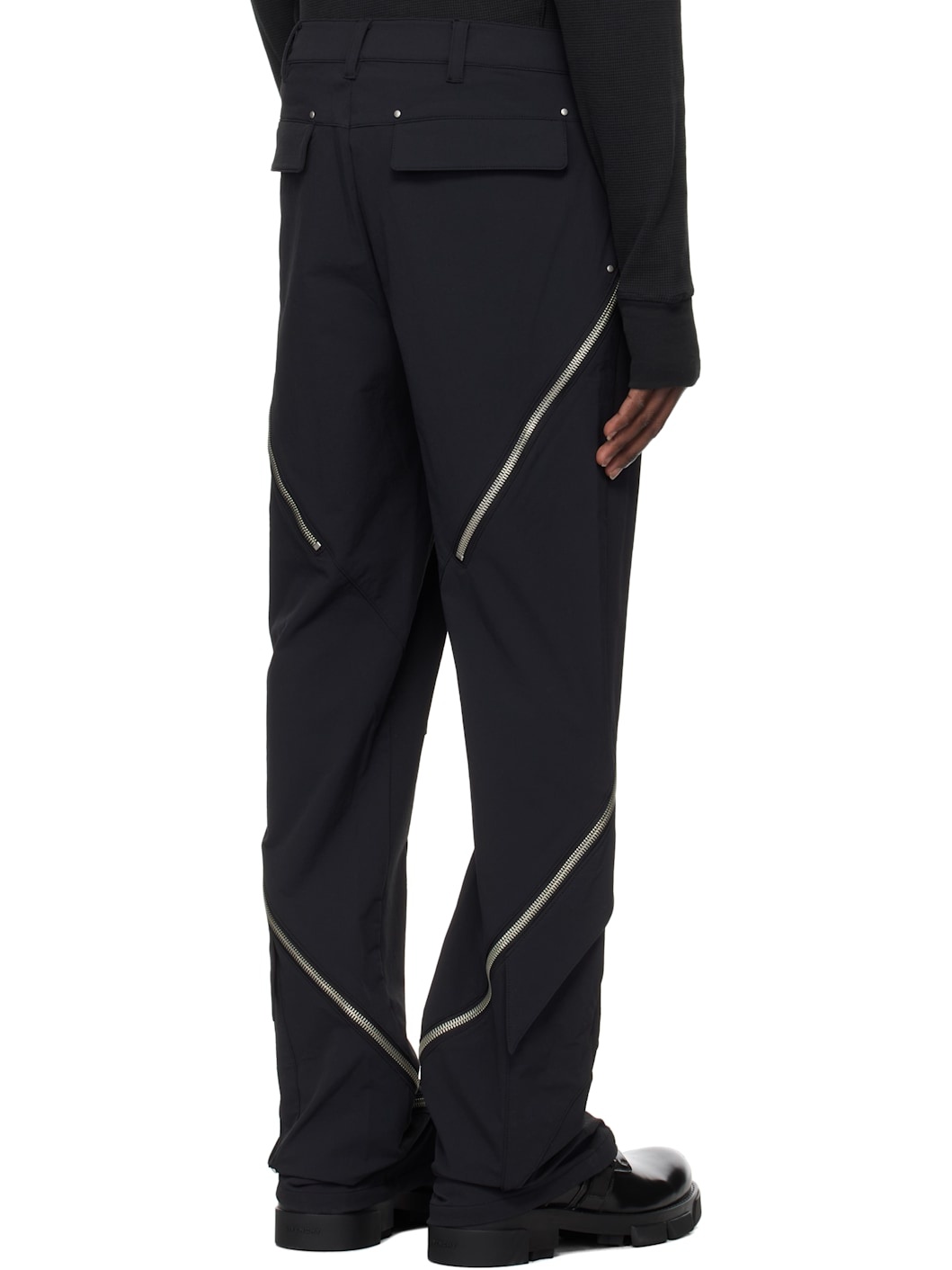 Black Frazil Cargo Pants - 3