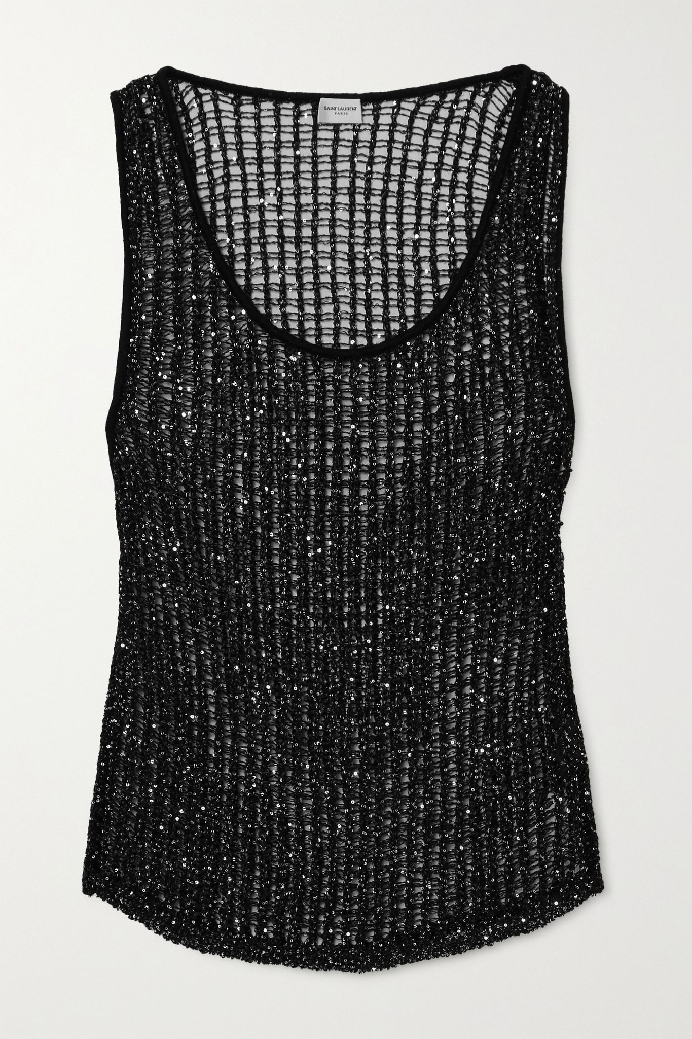 Sequined knitted tank - 1