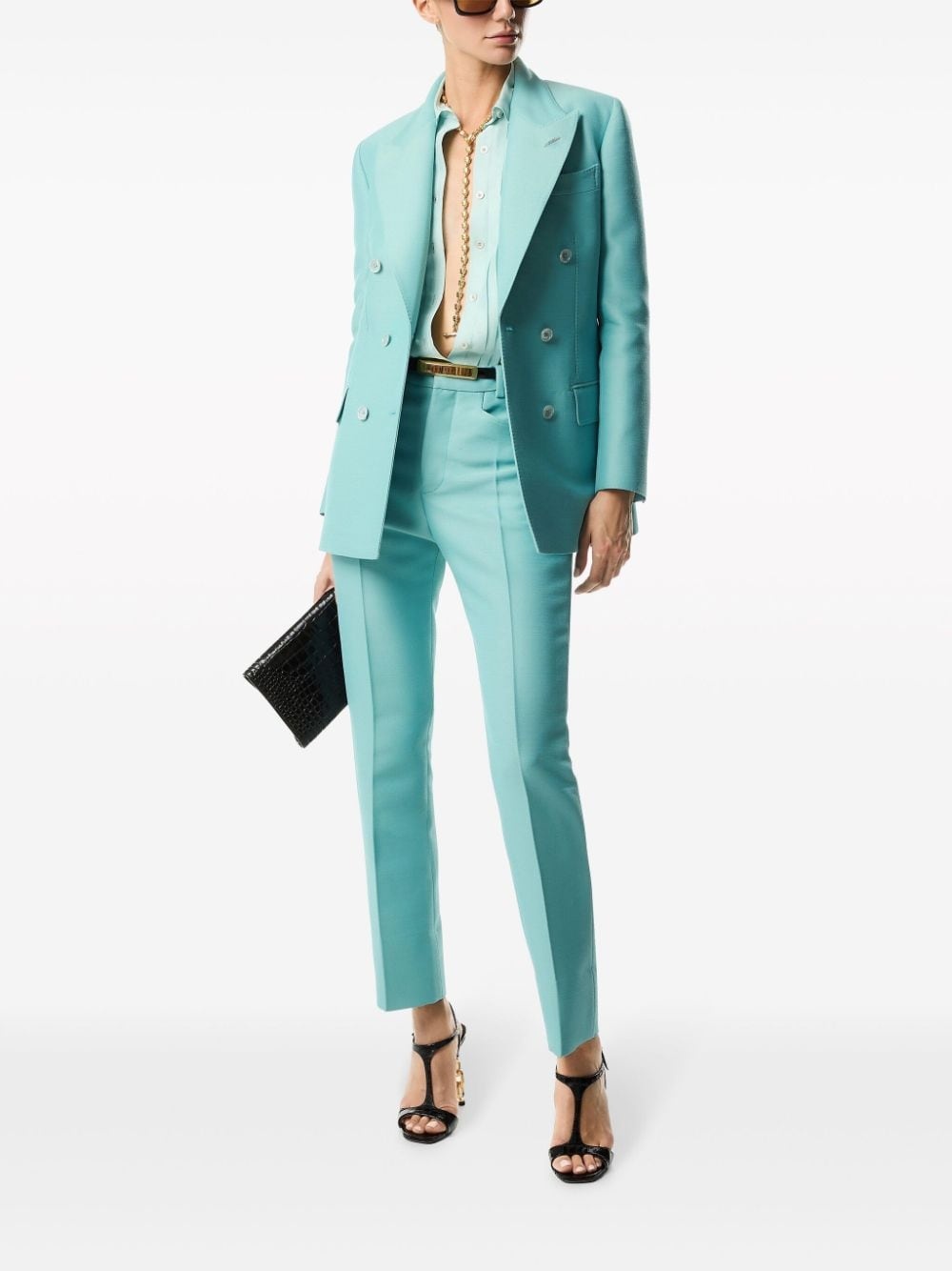 plissÃ©-detail silk shirt - 2