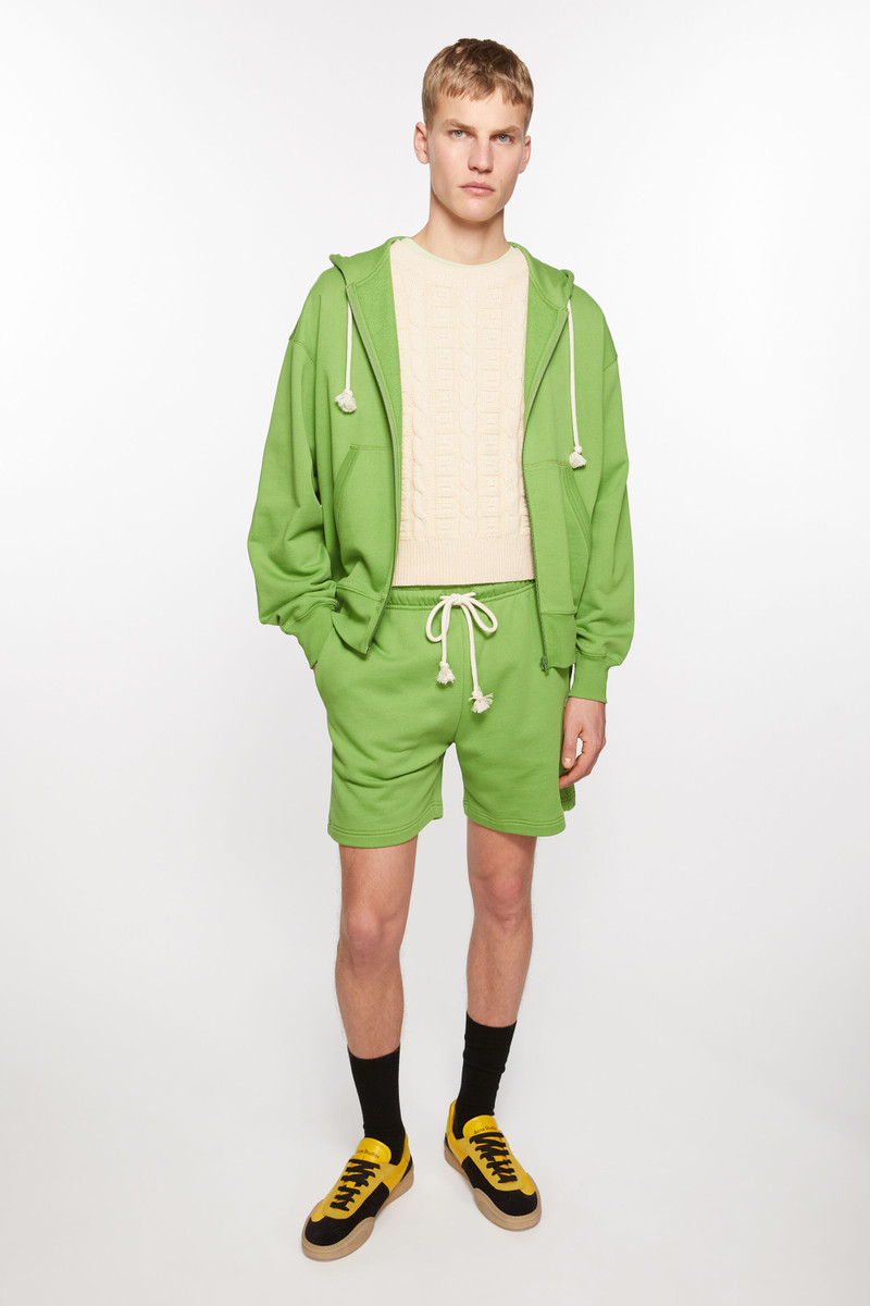 Fleece shorts - Herb green 4