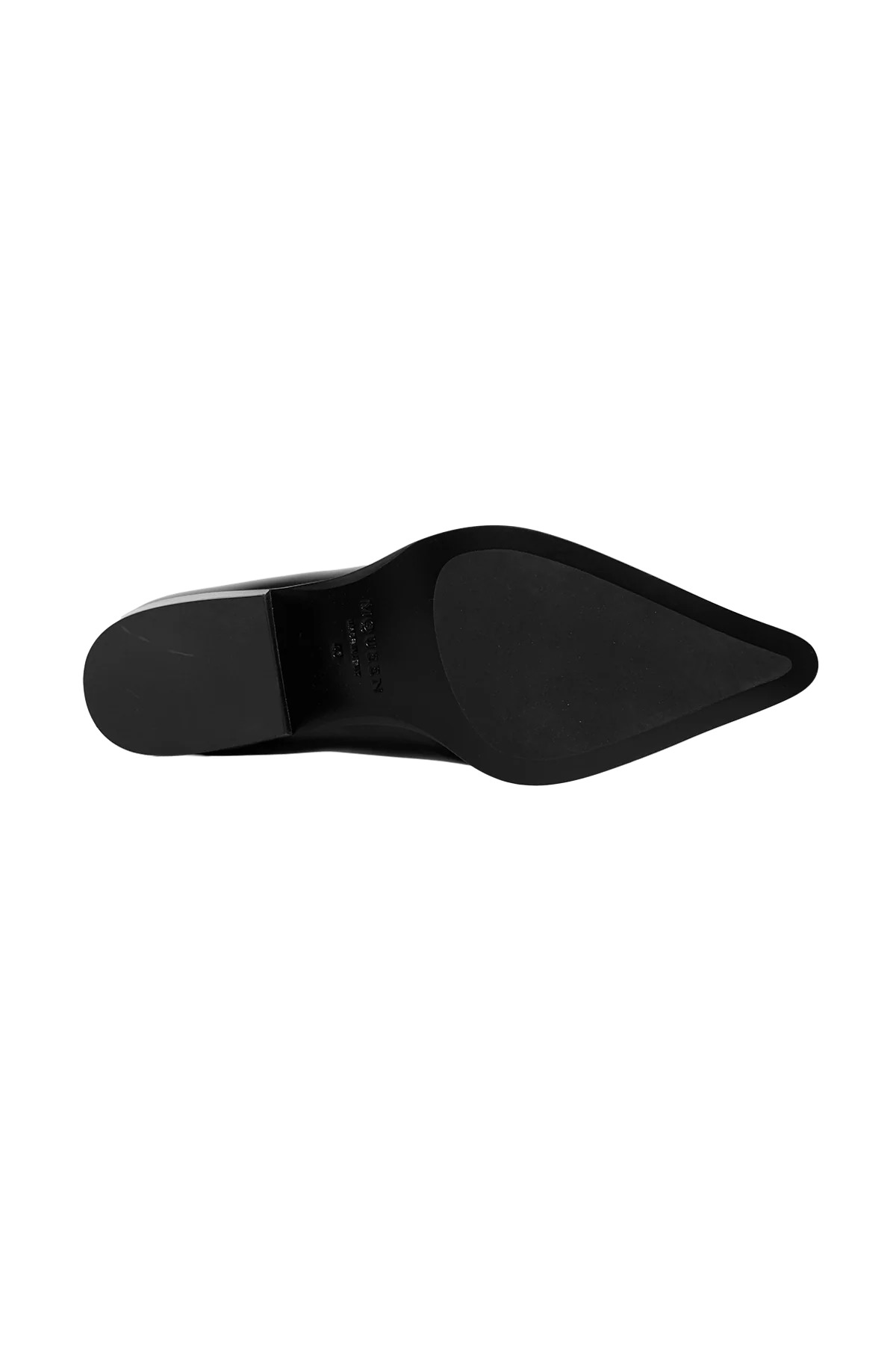 McQueen Lace Up Derby With Skull Black - 5