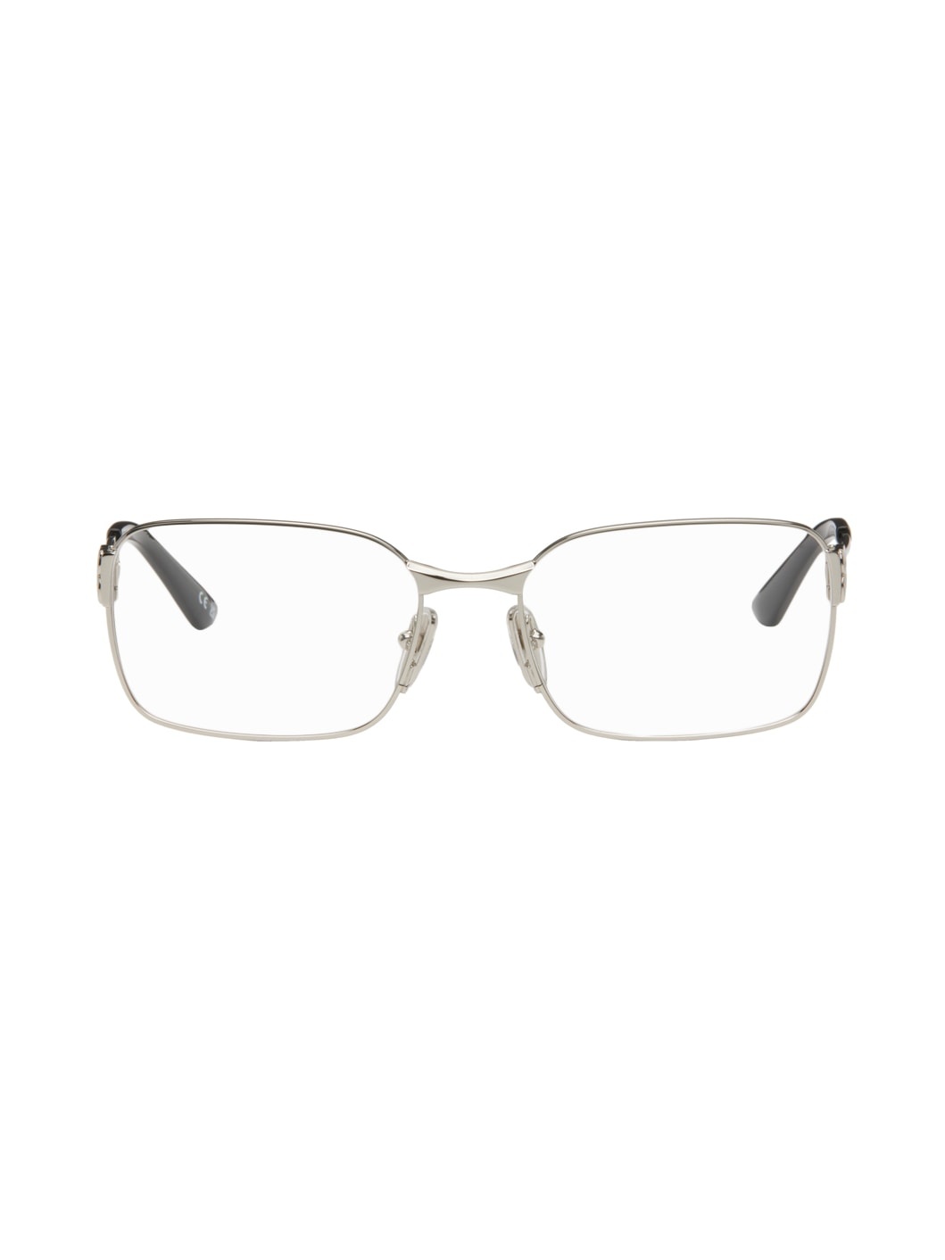 Silver Rectangular Glasses - 1