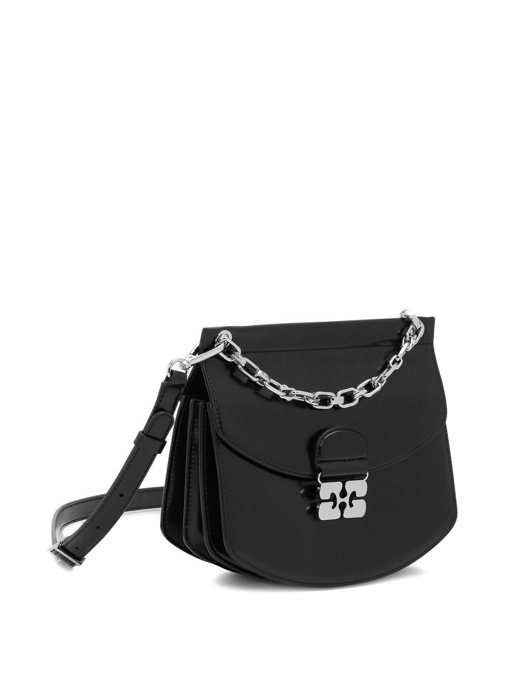 logo-plaque cross body bag - 3