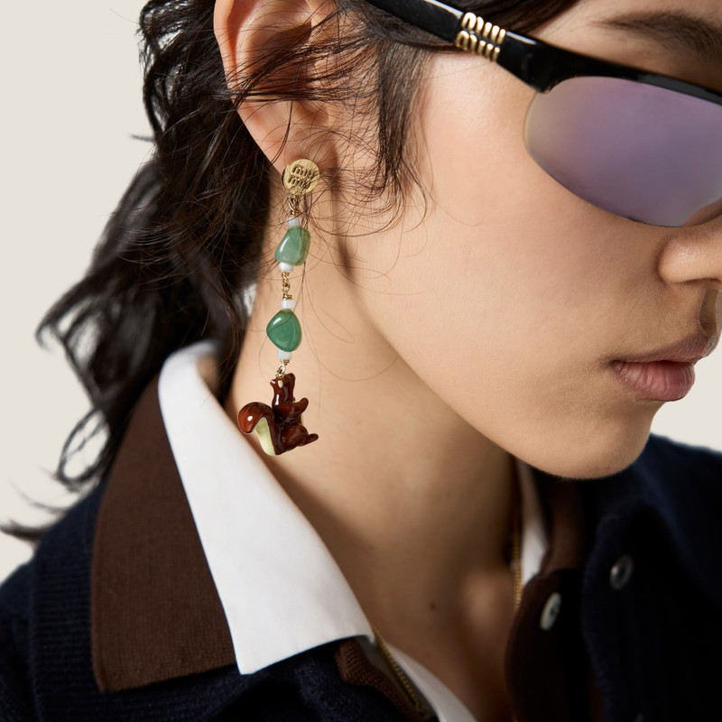 Miu Miu Metal earrings outlook
