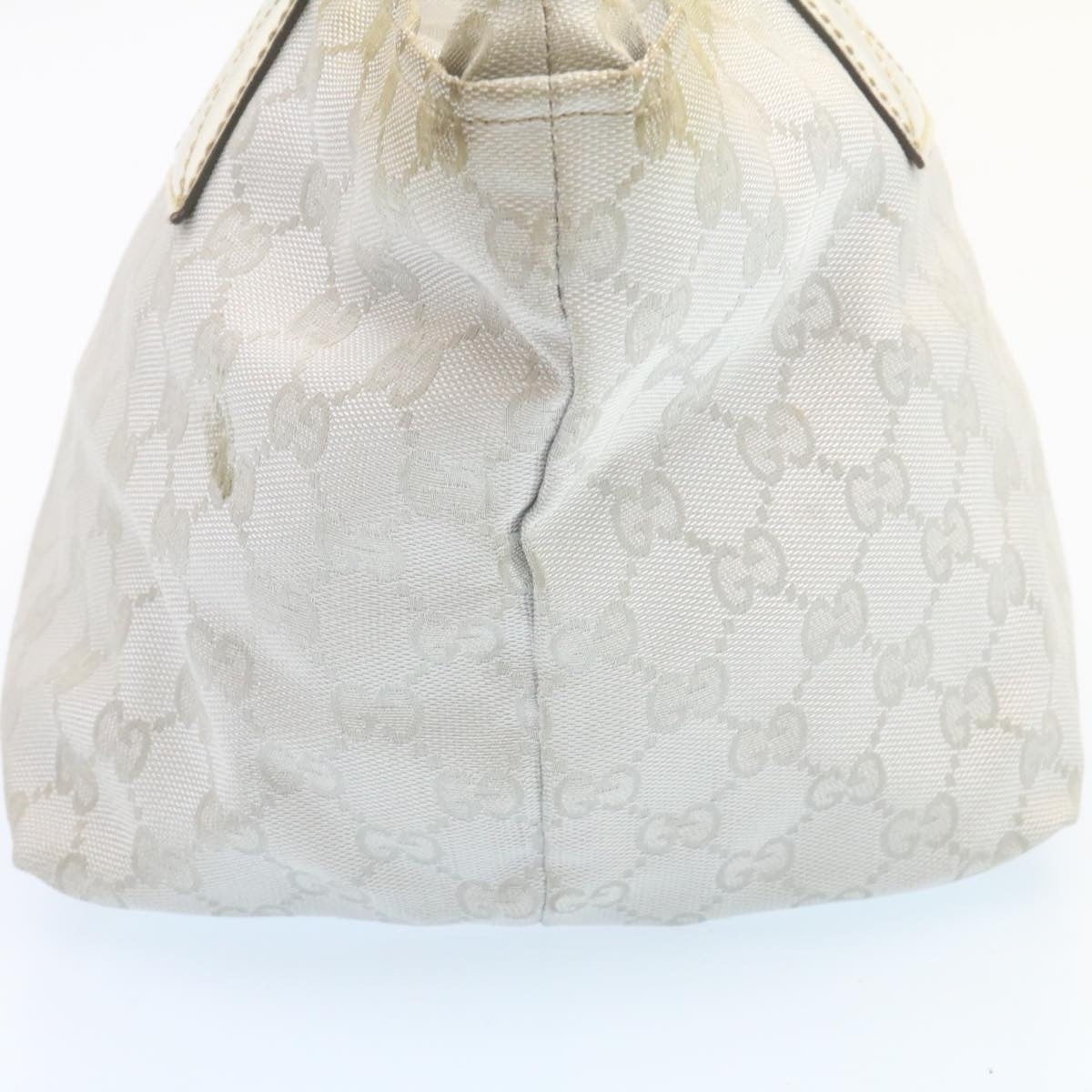 GUCCI Sherry Line GG Canvas Tote Bag Silver Blue - 4