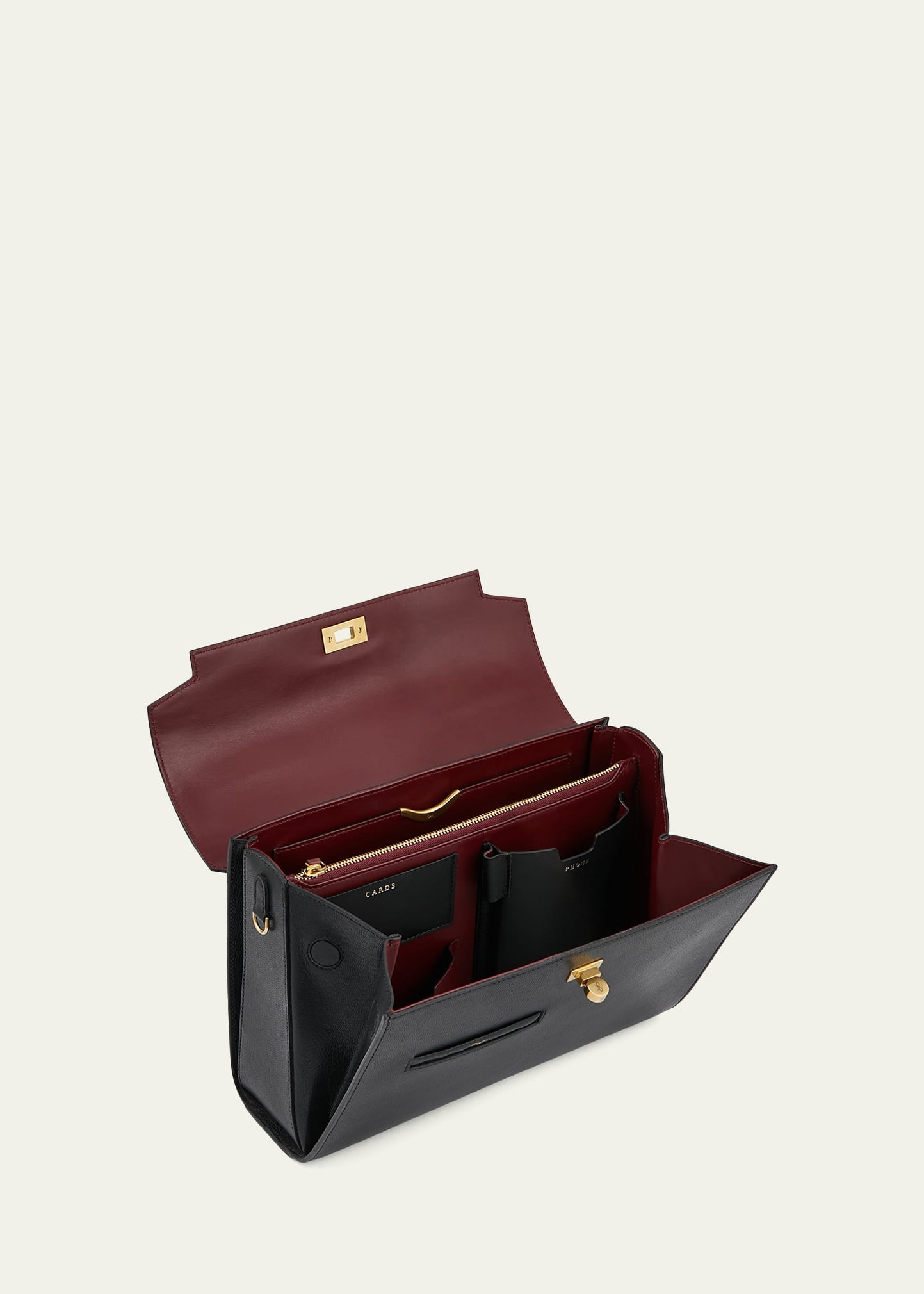 Mortimer Flap Box Leather Top-Handle Bag - 2